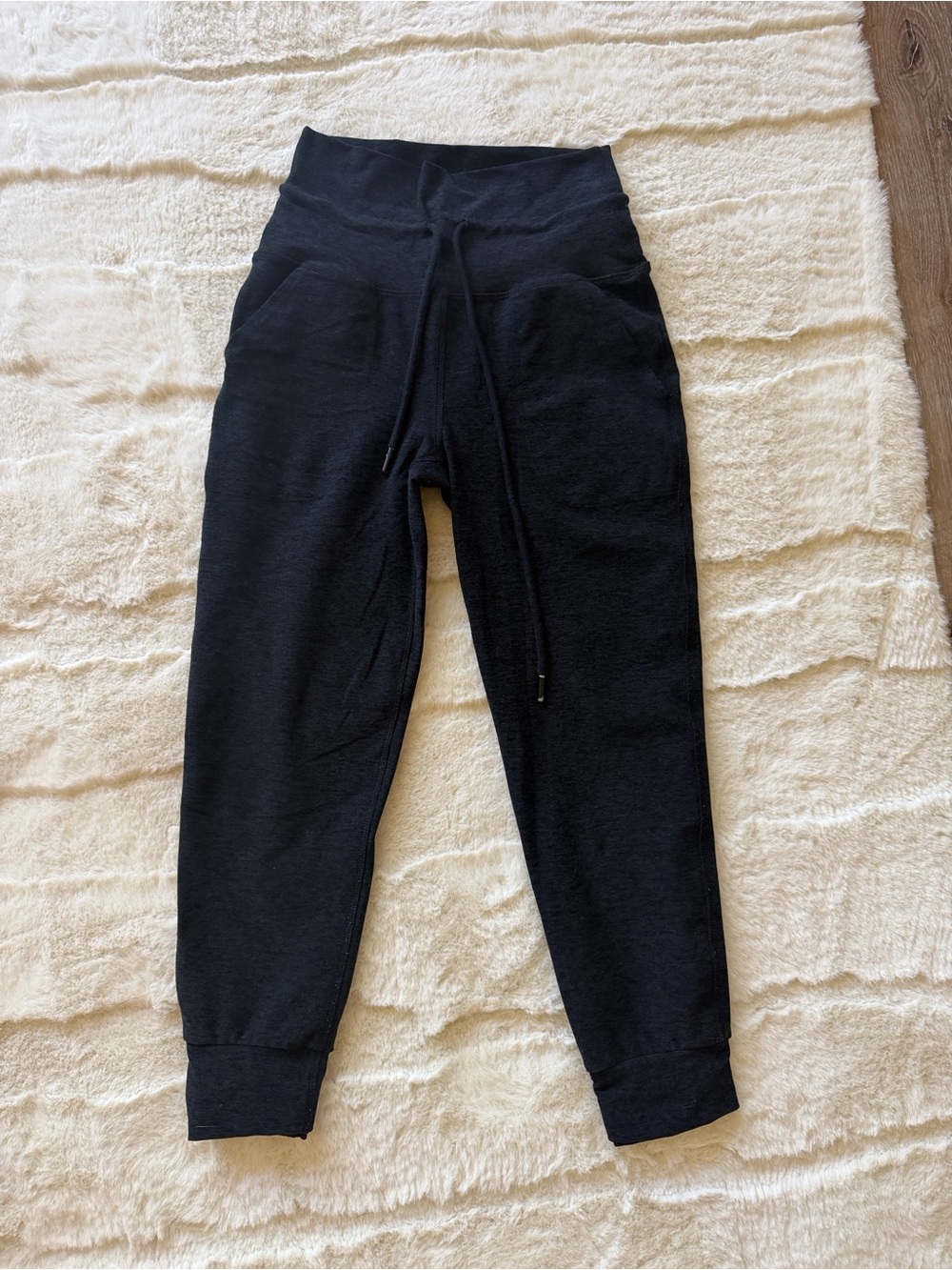 Beyond Yoga Spacedye Black Drawstring Joggers